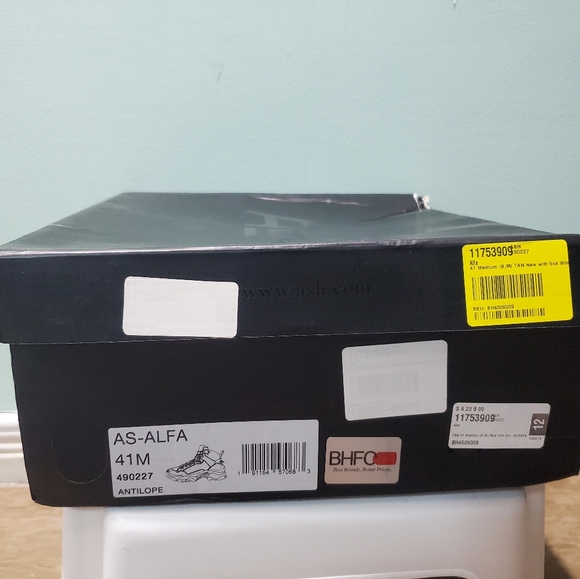 NIB ASH Alfa Alfa Mid-Top Suede Leather Platform Tan Hiking Sneakers Boots sz 41 - Picture 13 of 13